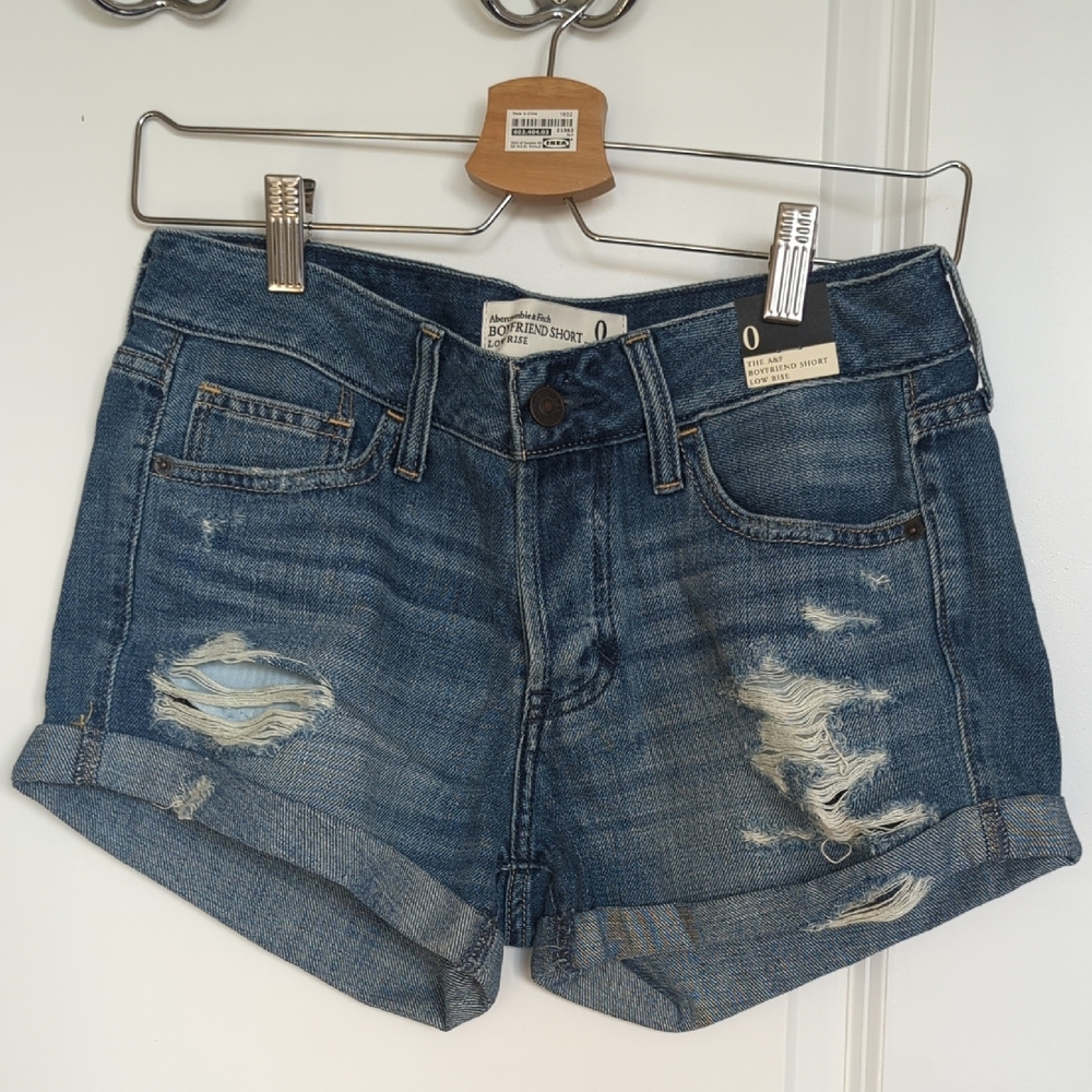 Abercrombie Denim Boyfriend Shorts